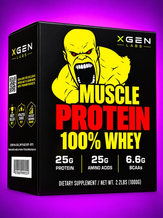 Protein MUSCLE WHEY 100% PROTEIN 1-3-7 kg - 