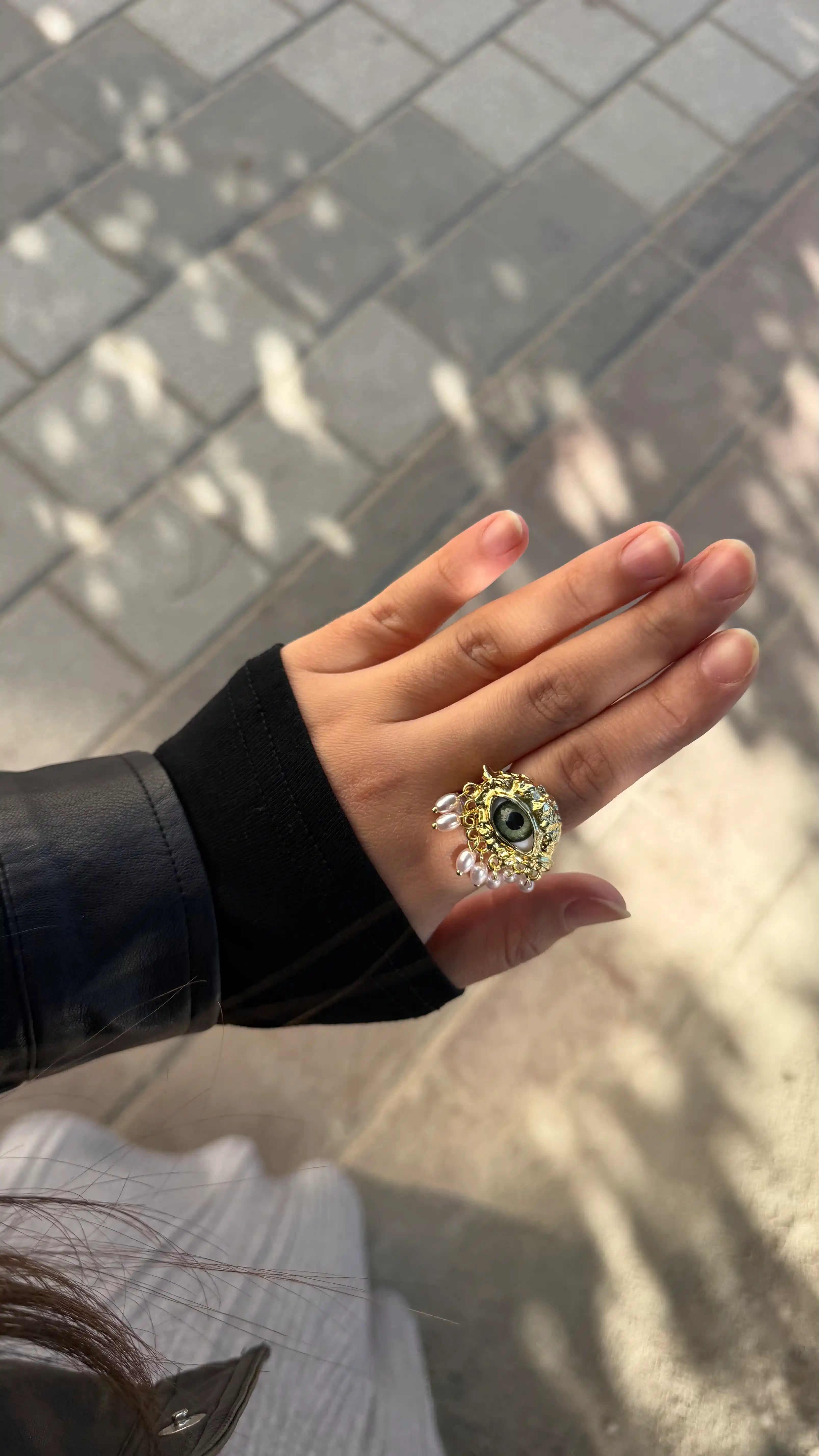 Кольцо «Глаз» в стиле Schiaparelli
