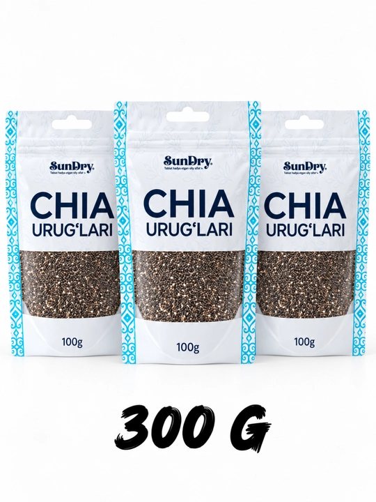 Семена Чиа SunDry 500 г, 300 г, 100 г