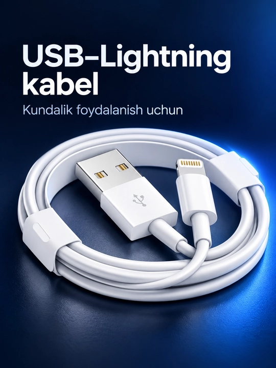 USB – Lightning кабель для iPhone, быстрая зарядка и передача данных