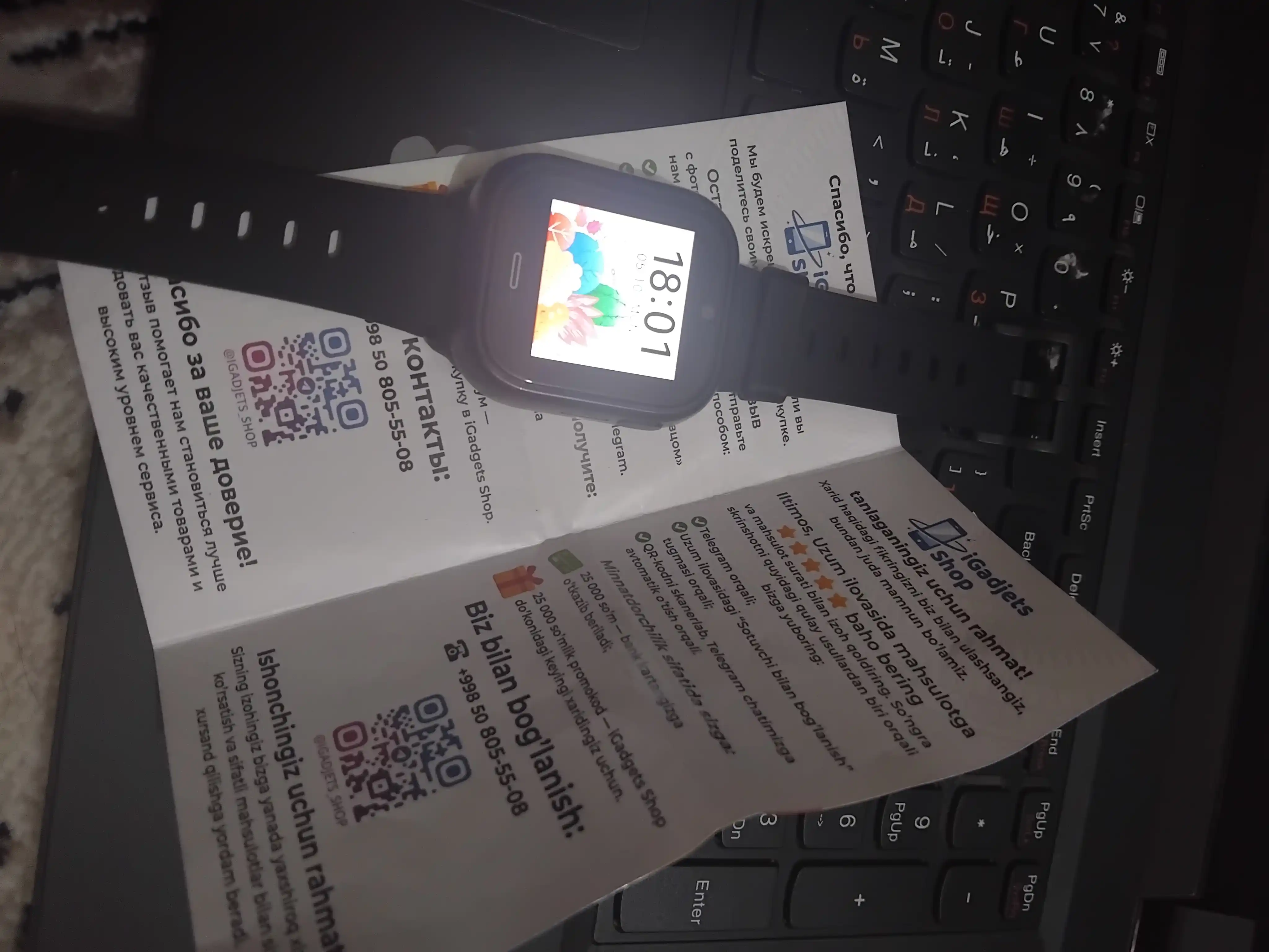 Детские смарт-часы с SIM-картой — умные часы для детей, звонки, SOS, GPS, камера