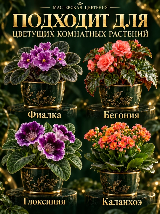 Xona o‘simliklari uchun maxsus ishlab chiqilgan substrat