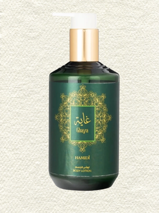 Hamidi parfyumlangan tana losyoni, 350 ml — Sukar, Gulnar, Asal, Ghaya
