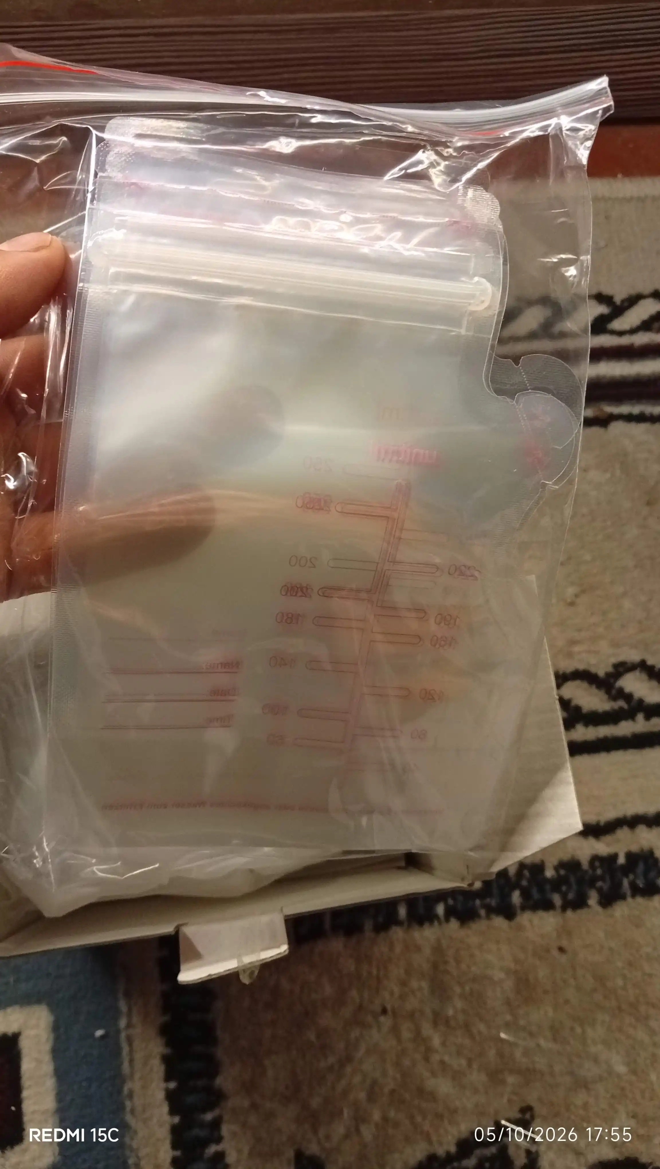 Elektr sut so‘rg‘ich, simsiz, 3 rejimli, massaj + 5 ta paket