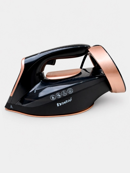Bug'li "BELTOP" dazmol 2200W keramik taglik, vertikal bug', 300-360ml, avto o'chish, utyug