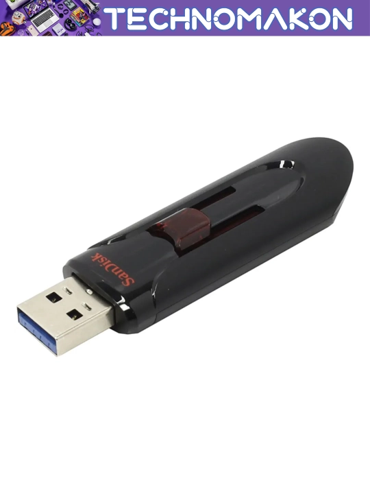 Флешка Sandisk Cruzer Glide 3.0 (ORG) 16/32/64/128/256 GB, 100 Mb/s, Usb флеш накопитель