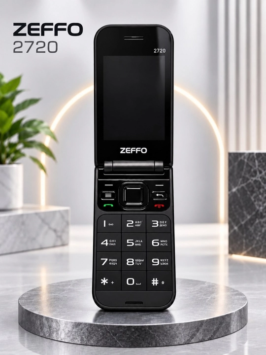 Zeffo 2720 Flip. Аккумулятор 1400 мАч Раскладной телефон Гарантия на обслуживание один год