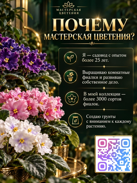 Xona manzarali-bargli o‘simliklari uchun universal professional substrat