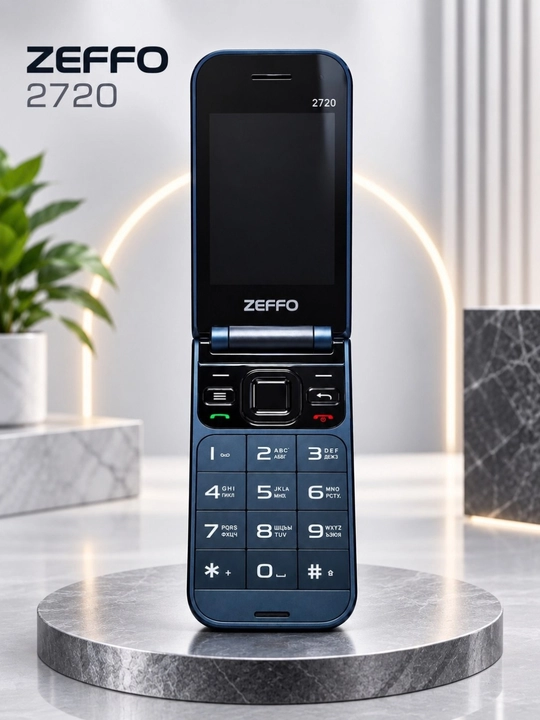 Zeffo 2720 Flip. Аккумулятор 1400 мАч Раскладной телефон Гарантия на обслуживание один год