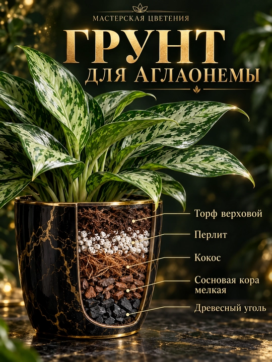 Готовый профессиональный грунт для аглаонем - 