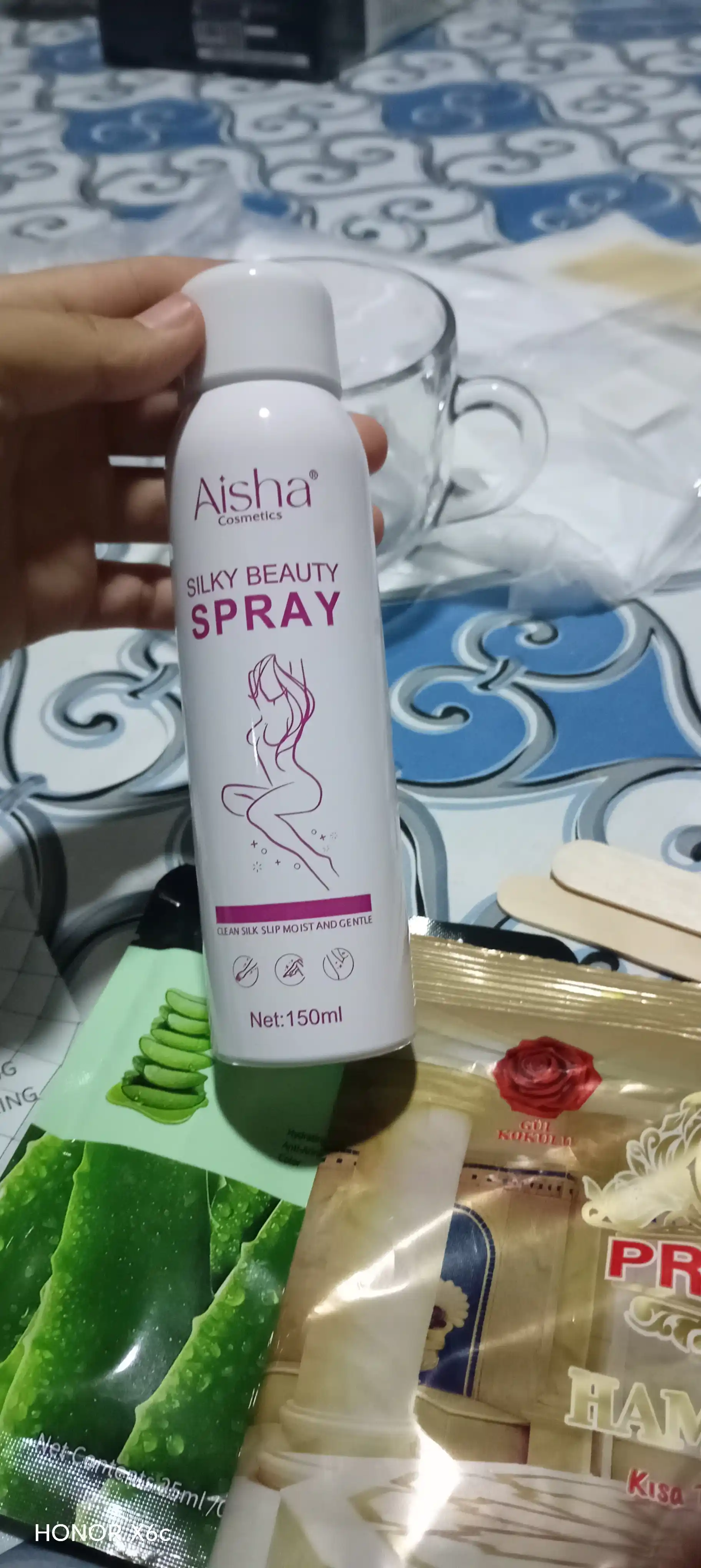 Silky Beauty Spray depilyatsiya uchun sprey, 150 ml