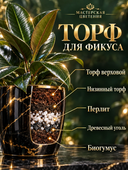 Готовый профессиональный грунт для фикусов - 