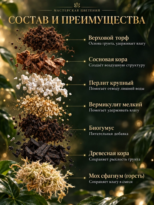 🌿 FILODENDRONLAR UCHUN YUQORI QATLAM TORFI ASOSIDAGI SUBSTRAT