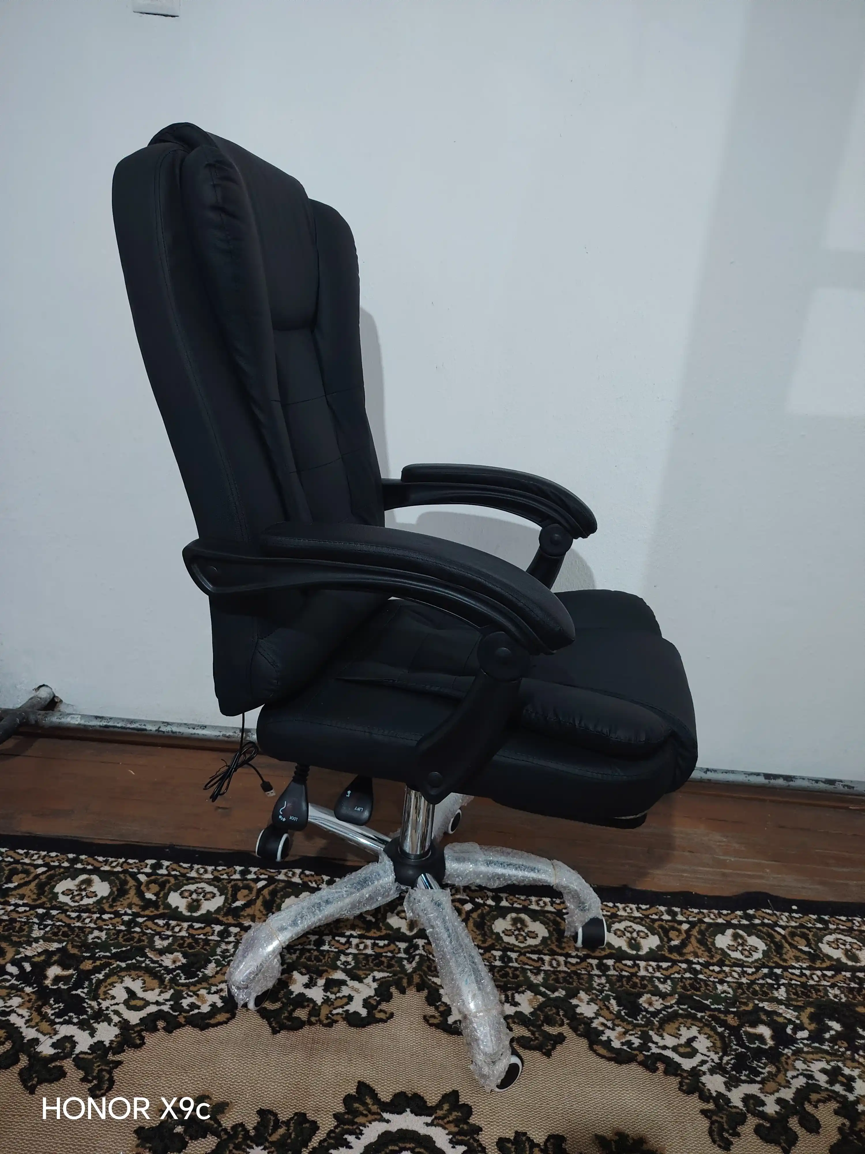 Uy va ofis uchun bel tayanchiga ega ergonomik kompyuter kreslosi