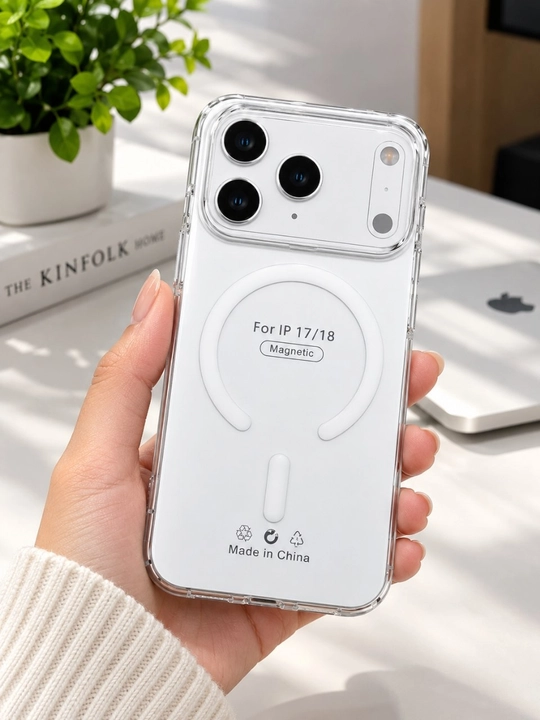 Прозрачный силиконовый защитный чехол для iPhone