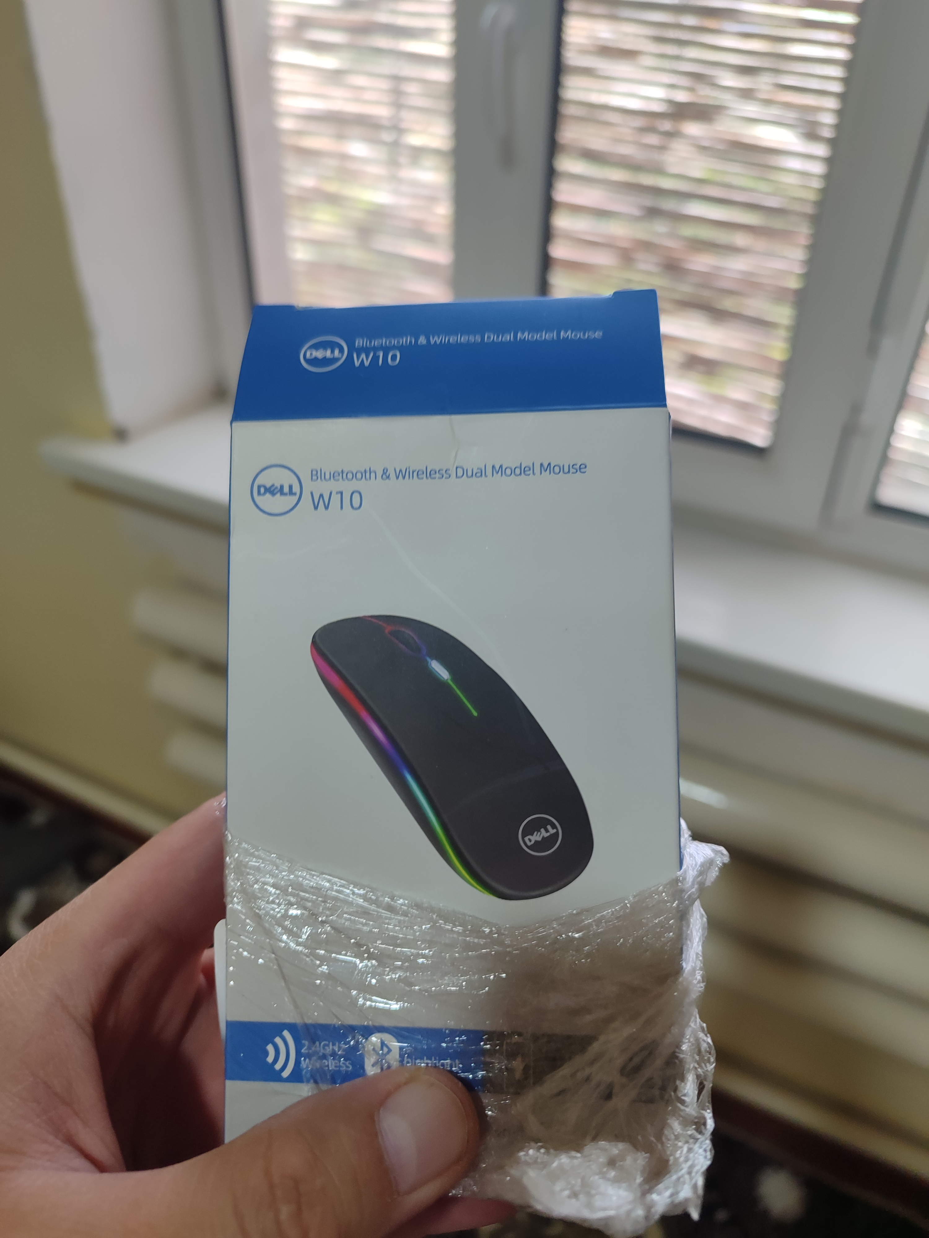 W10 HP simsiz kompyuter sichqonchasi, shovqinsiz, RGB, Bluetooth