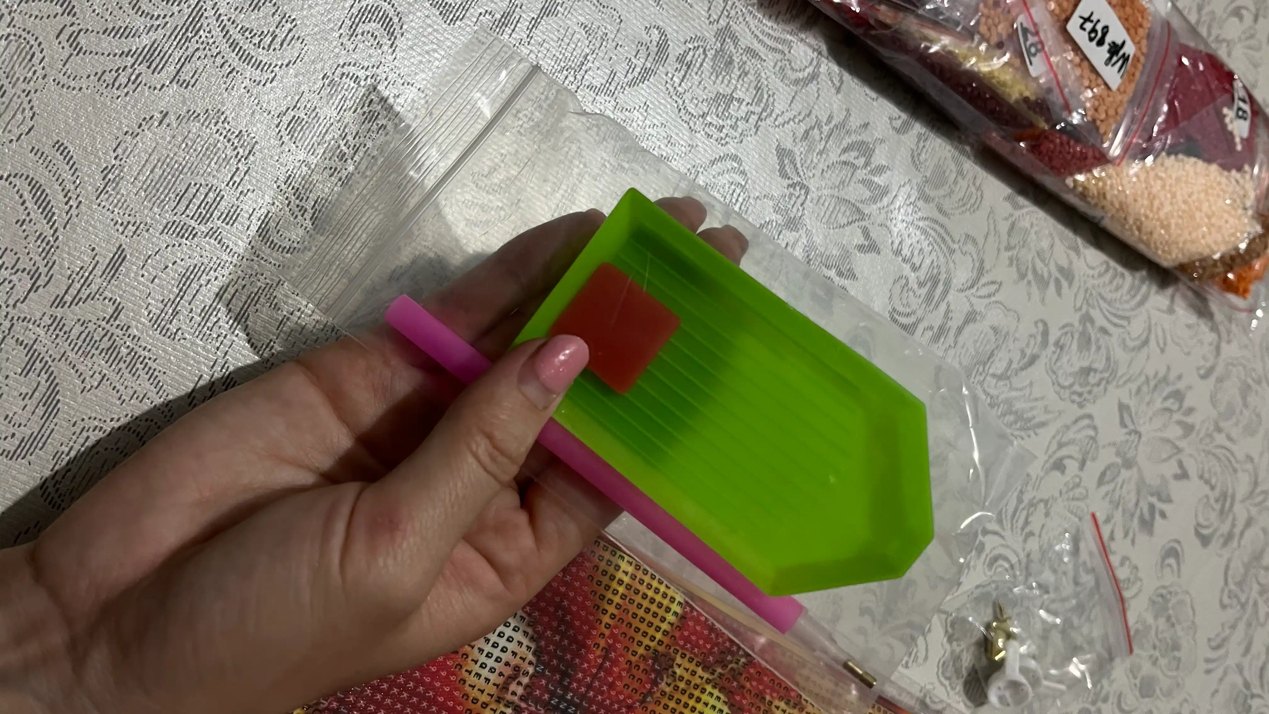Olmosli mozaika Skystore Gullar, ramkalik asosga tortilgan, 40 x 50 sm