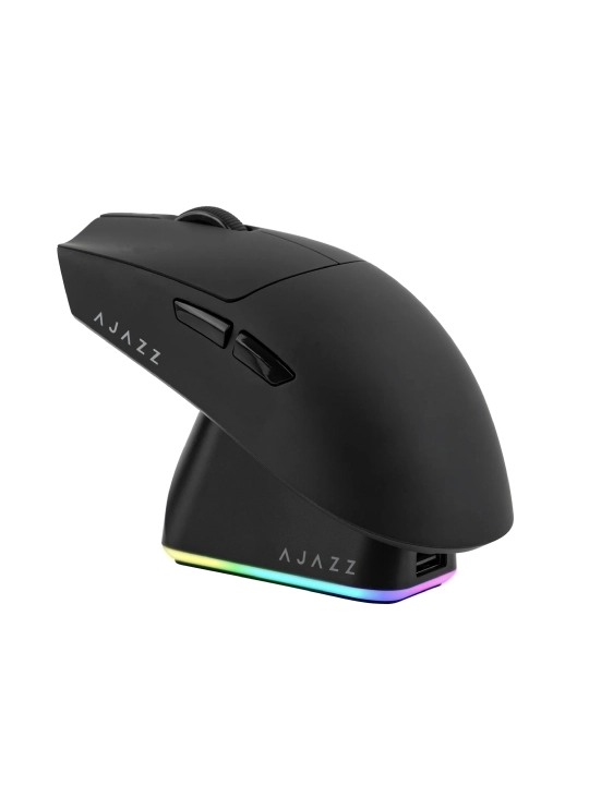 Игровая Мышь AJAZZ AJ139P V3 MC, Беспроводная, Bluetooth, с RGB док-станцией, 24000 DPI
