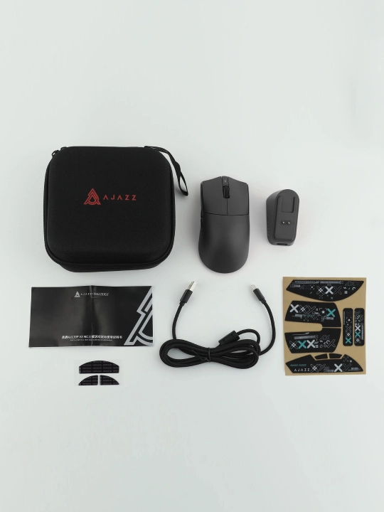 Игровая Мышь AJAZZ AJ139P V3 MC, Беспроводная, Bluetooth, с RGB док-станцией, 24000 DPI