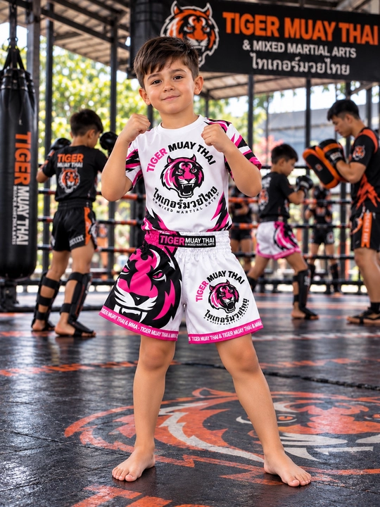 Bolalar uchun Muay Thai sport formasi (futbolka va shortik) - 