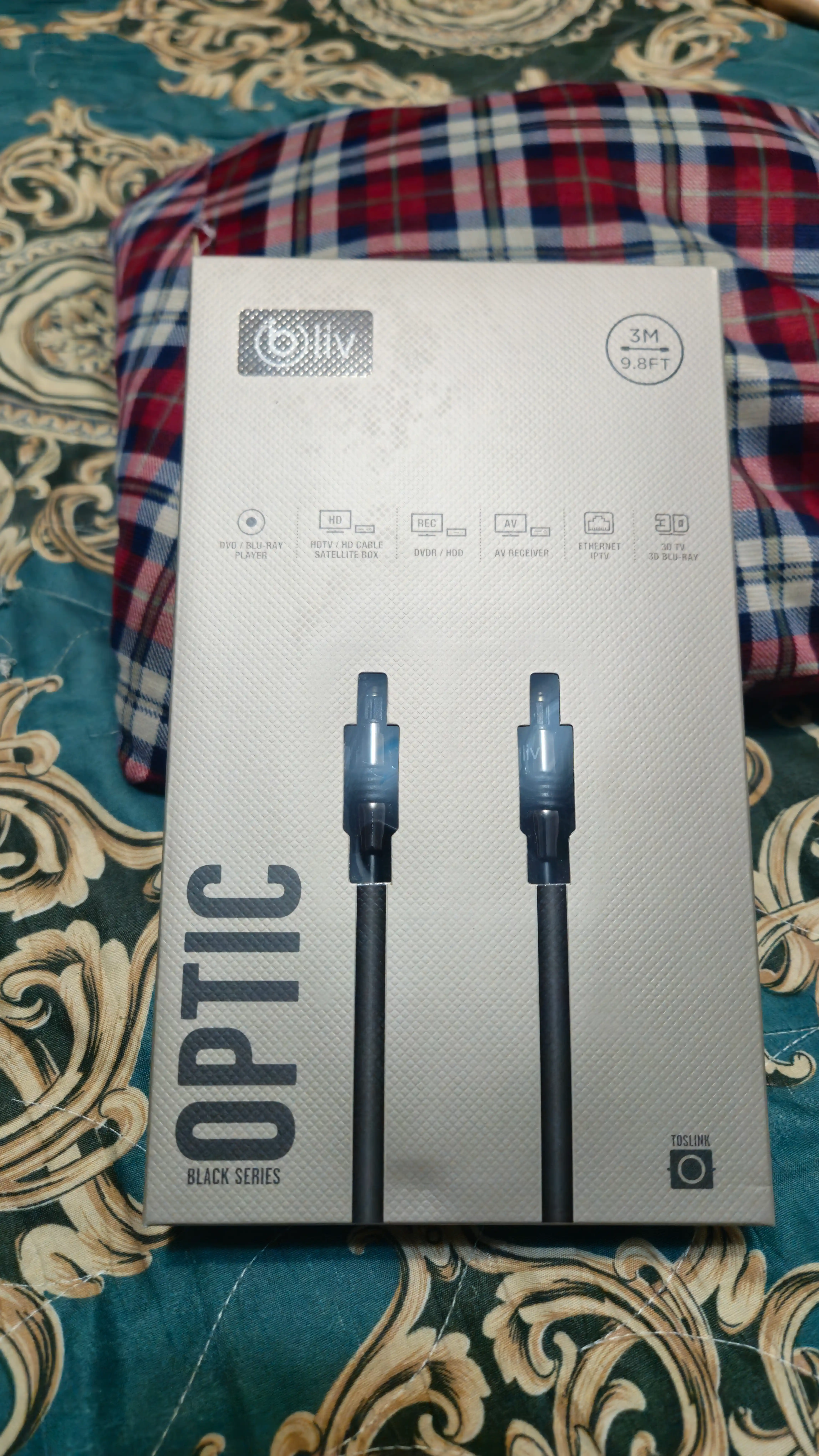 Optik audio kabel Toslink