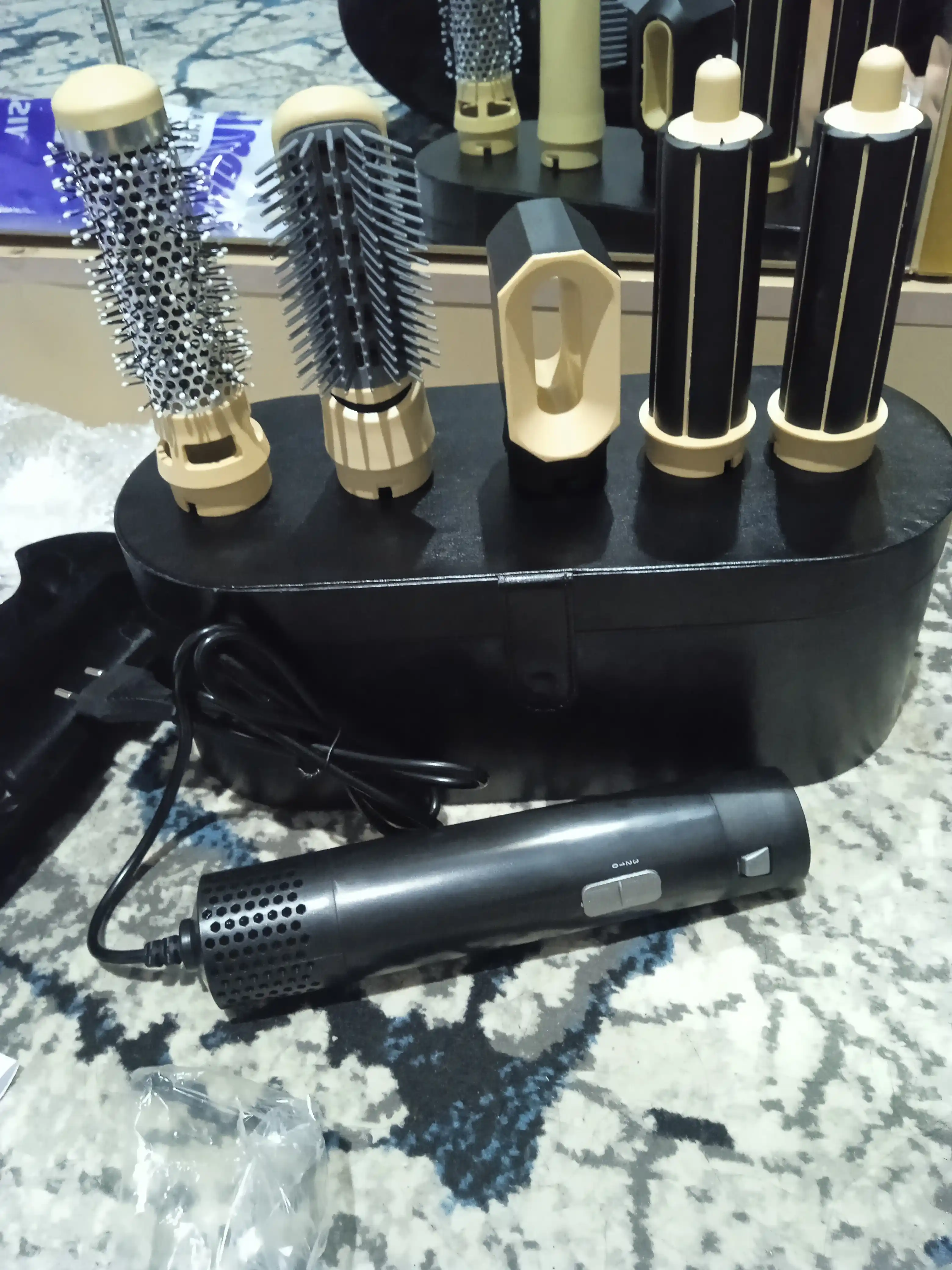 Dyson Фен стайлер, 5в1 dayson для всех типов волос, плойка и щетки, для завивки и укладки