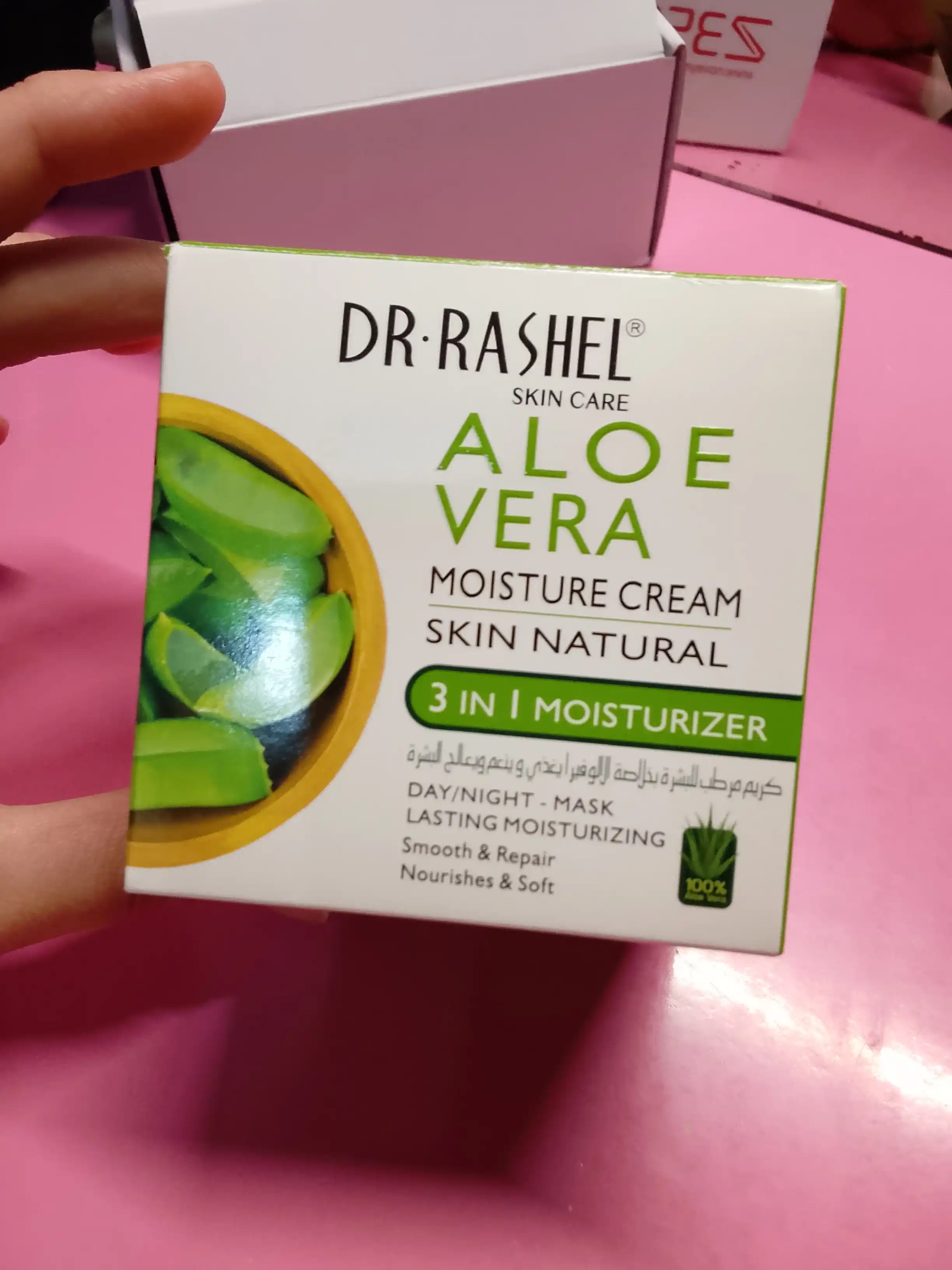 Dr.Rashel Aloe verali 3 in 1 yuz kremi, namlantirish, oziqlantirish va parvarish, 50 g