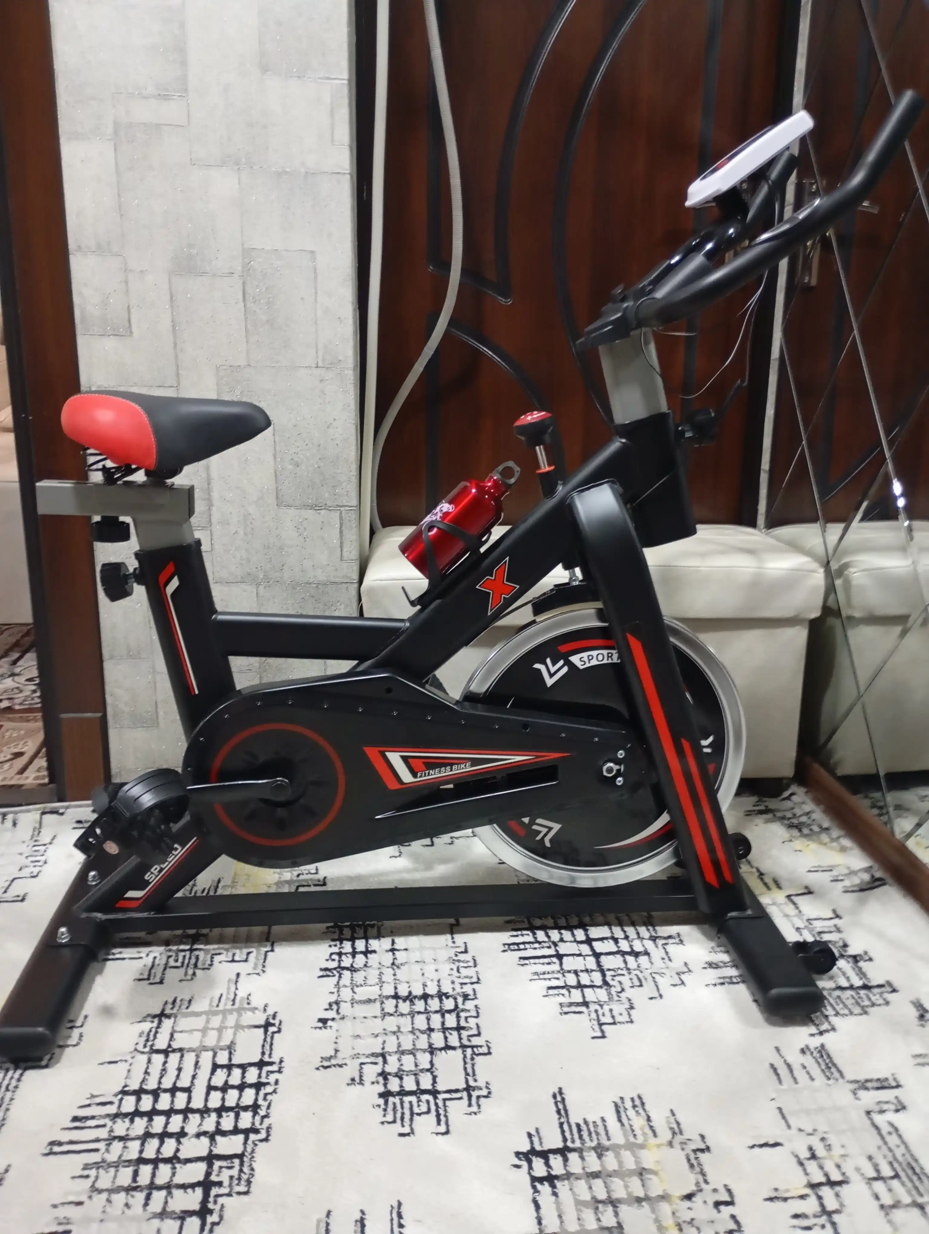 Uy va zal uchun velotrenajyor, mini, ixcham ES-01, 120 kg
