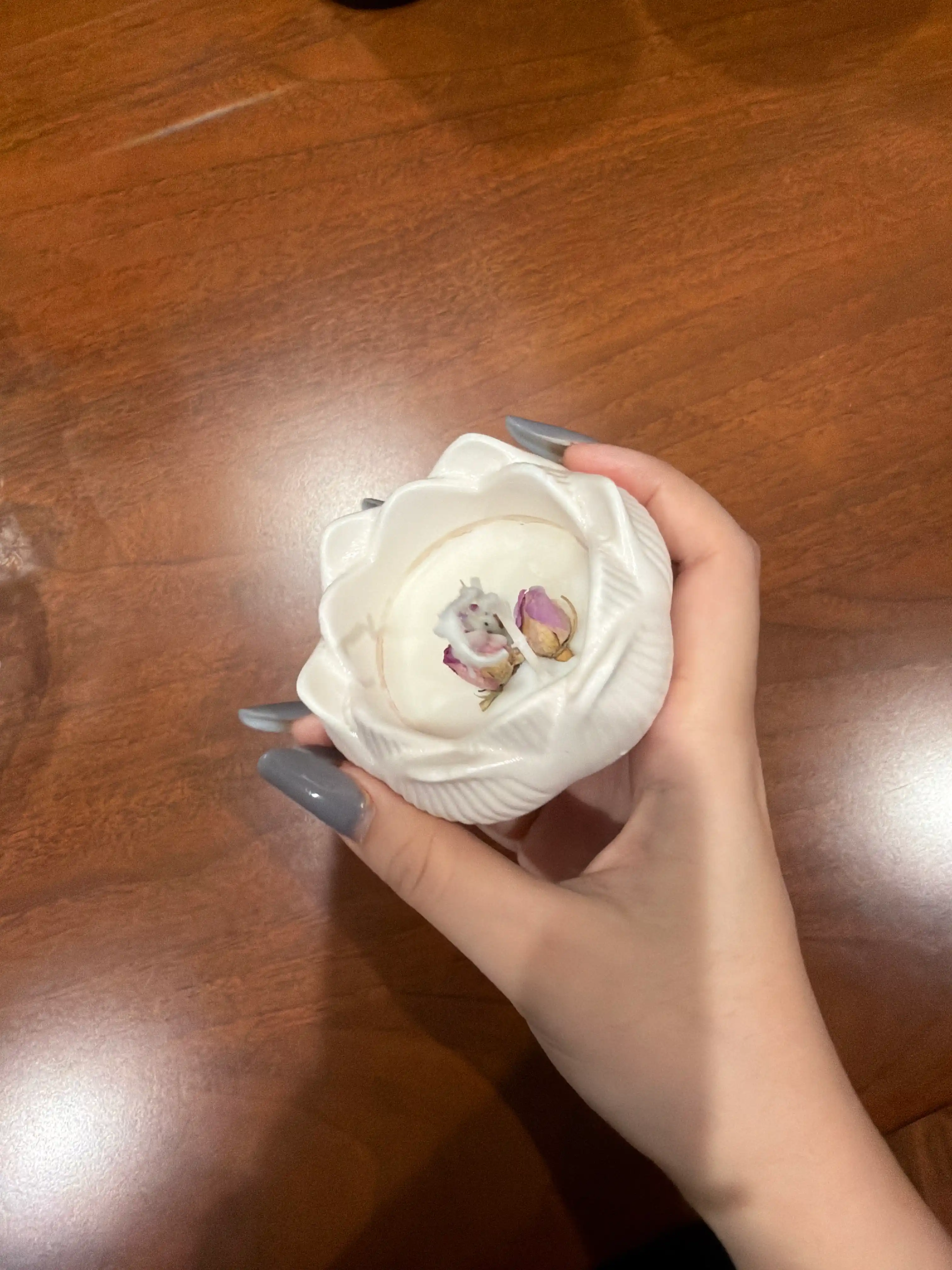 Подсвечник из гипса, для современного интерьера