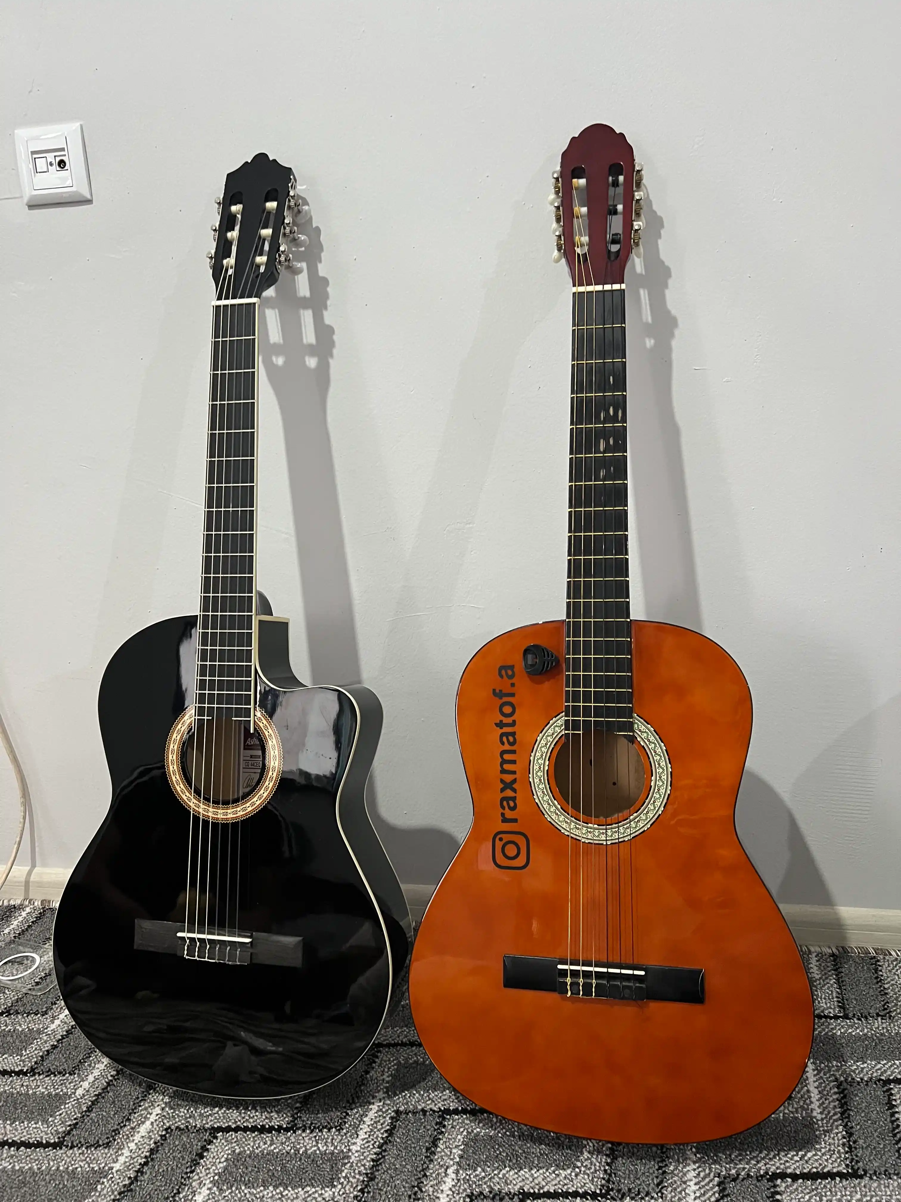 Klassik gitara Ashton CG44 CEQ BK