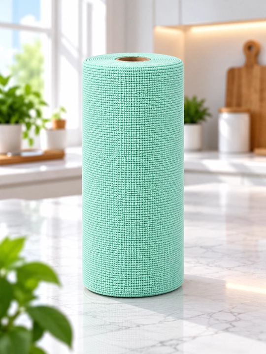 Салфетки из микрофибры 25×25 см, отрывные, 20 шт в рулоне - 