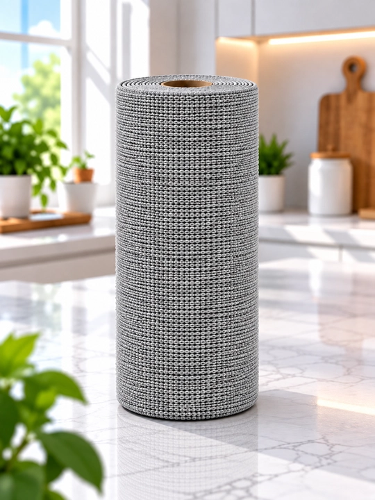 Салфетки из микрофибры 25×25 см, отрывные, 20 шт в рулоне - 