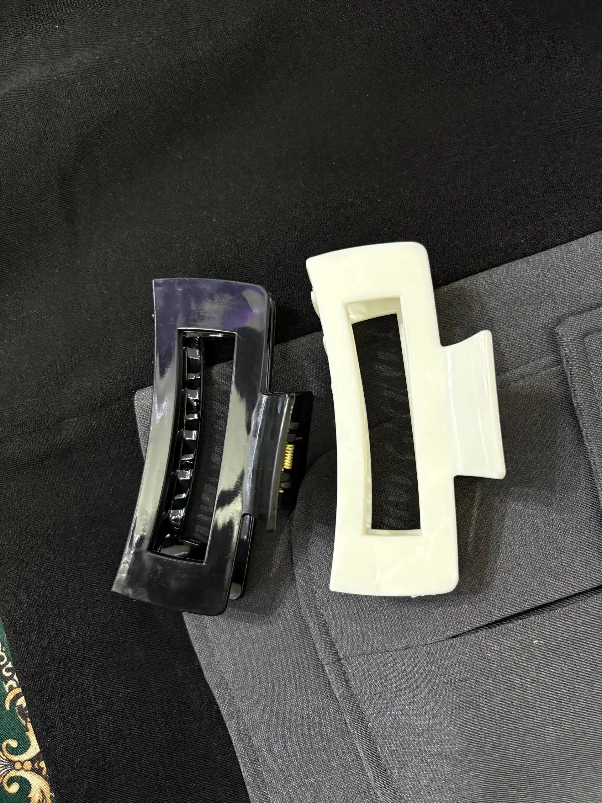 Ayollar uchun silikon soch qisqichi, egiluvchan, mustahkam, 10.5 sm
