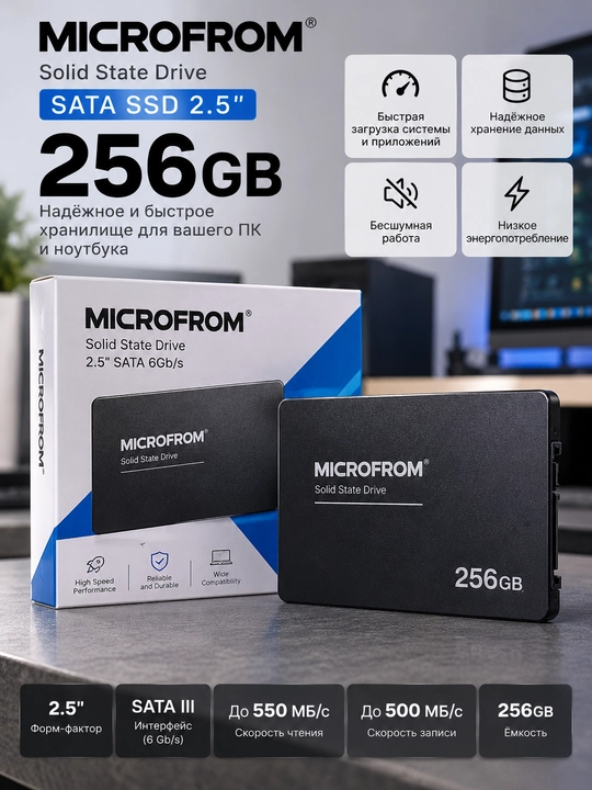 Устройство внутренней памяти  SATA MICROFROM - 