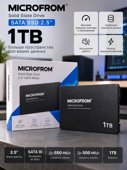 Устройство внутренней памяти  SATA MICROFROM