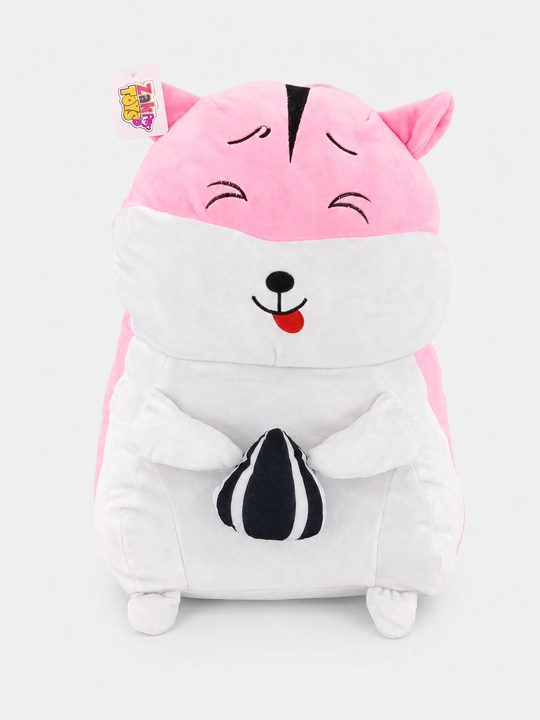 Plyush yostiq-hamster pushti Zak!Toys urug'i bilan - 
