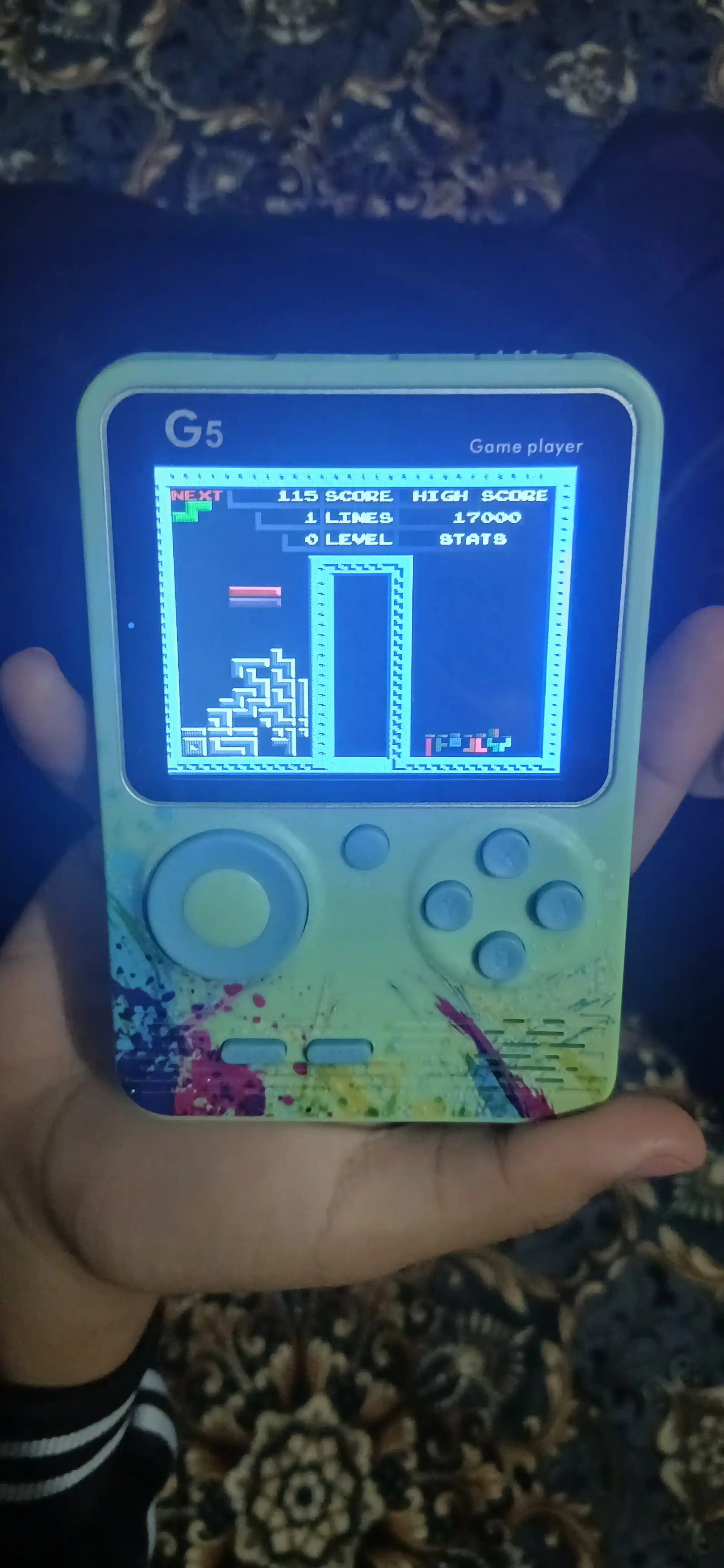 Portativ o'yin konsoli Game Player G5 cho'ntak konsoli, 500 tasi 1 da