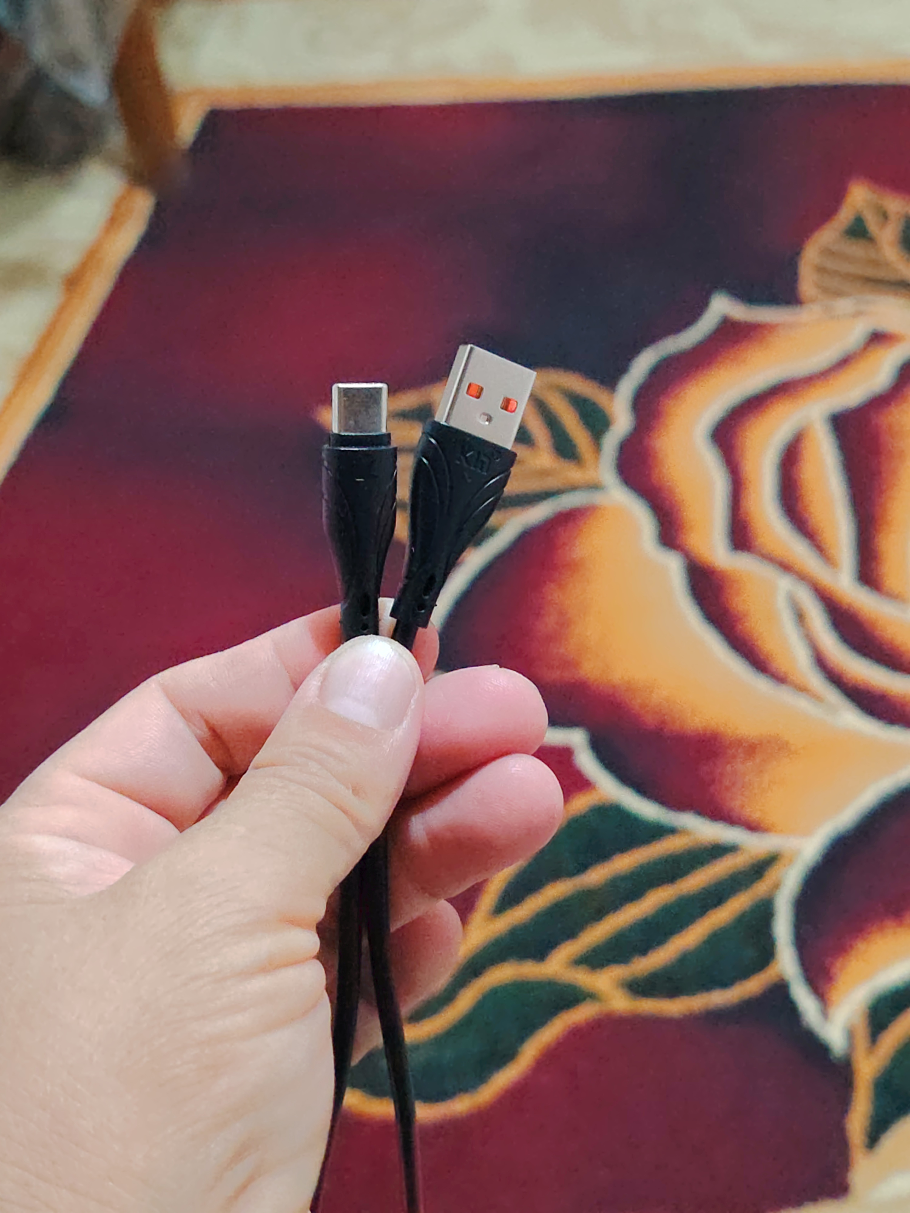 Micro USB kabel KIN KMM01 3.1A tez zaryad, 1 metr, Android telefon va planshet uchun