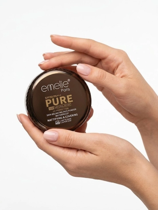 Пудра Emelie Paris Oil Control HD Matte, матирующая пудра для лица с контролем блеска кожи