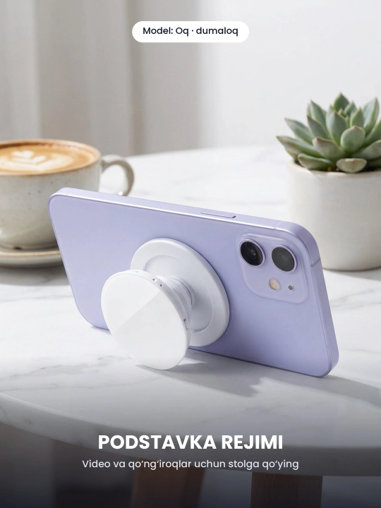 MagSafe popsoket, magnitli telefon ushlagichi va podstavka, yechiladigan, 7 xil model