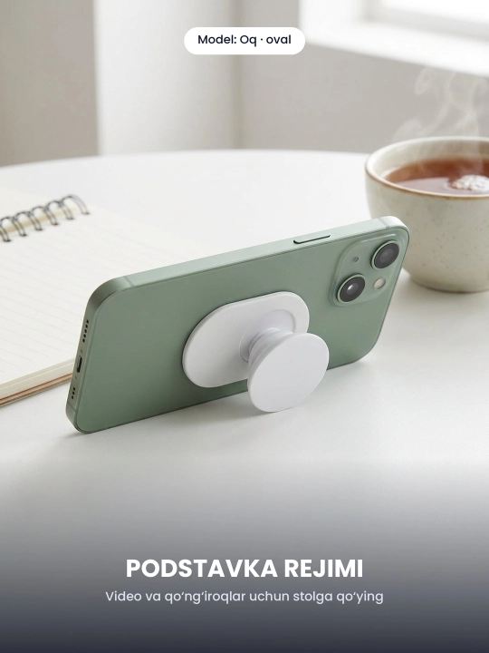 MagSafe popsoket, magnitli telefon ushlagichi va podstavka, yechiladigan, 7 xil model