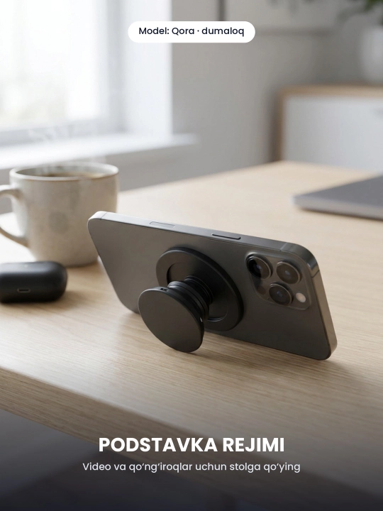 MagSafe popsoket, magnitli telefon ushlagichi va podstavka, yechiladigan, 7 xil model