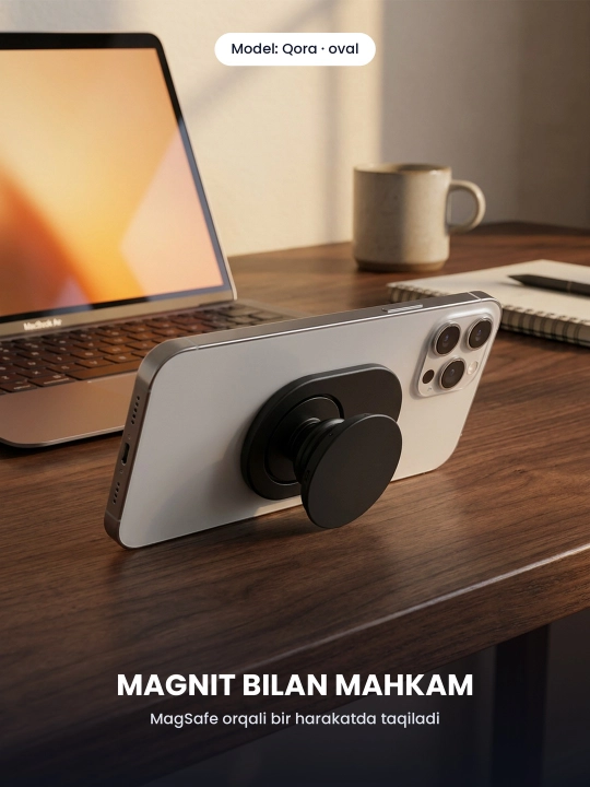 MagSafe popsoket, magnitli telefon ushlagichi va podstavka, yechiladigan, 7 xil model
