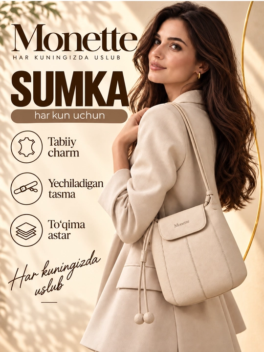 Koja sumka ayollar uchun bochka bucket Monette tabiiy charm yelkaga Italiya - 