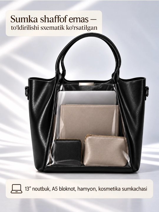 A4 Monette ayollar charm sumkasi yumshoq, tabiiy charmdan, yelkadan kattaroq