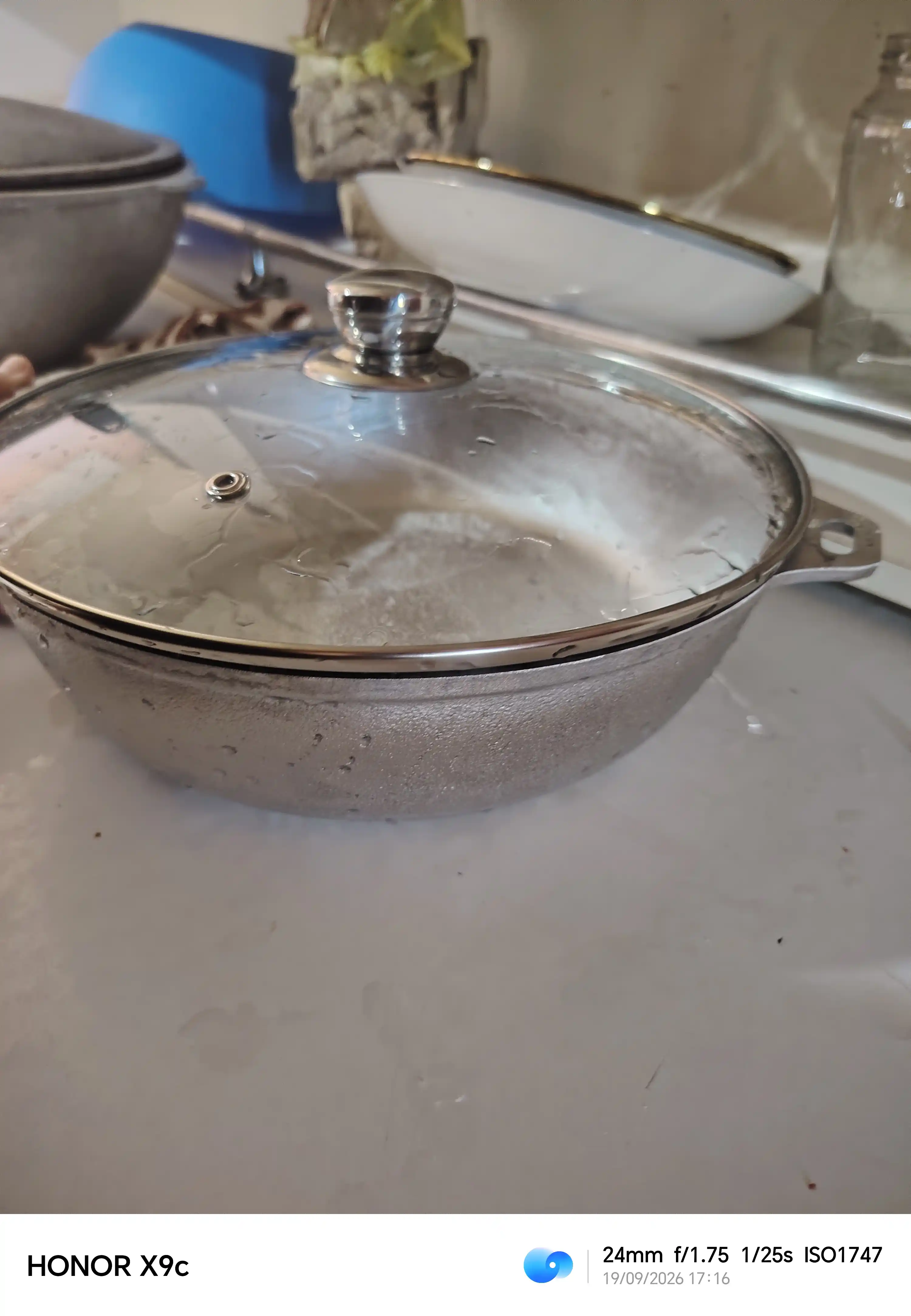 Жаровня со стеклянной крышкой, 3 л