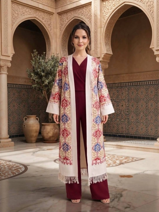 Ayollar kardigani, kashemir, sovgabop, poncho, Abaya - 