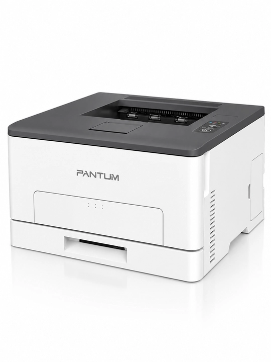 Лазерный принтер Pantum A4, монохромная печать, компактный белый принтер для офиса