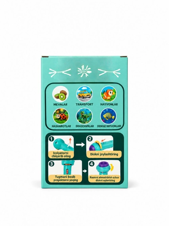 Детский фонарик проектор,  развивающие игрушки для детей