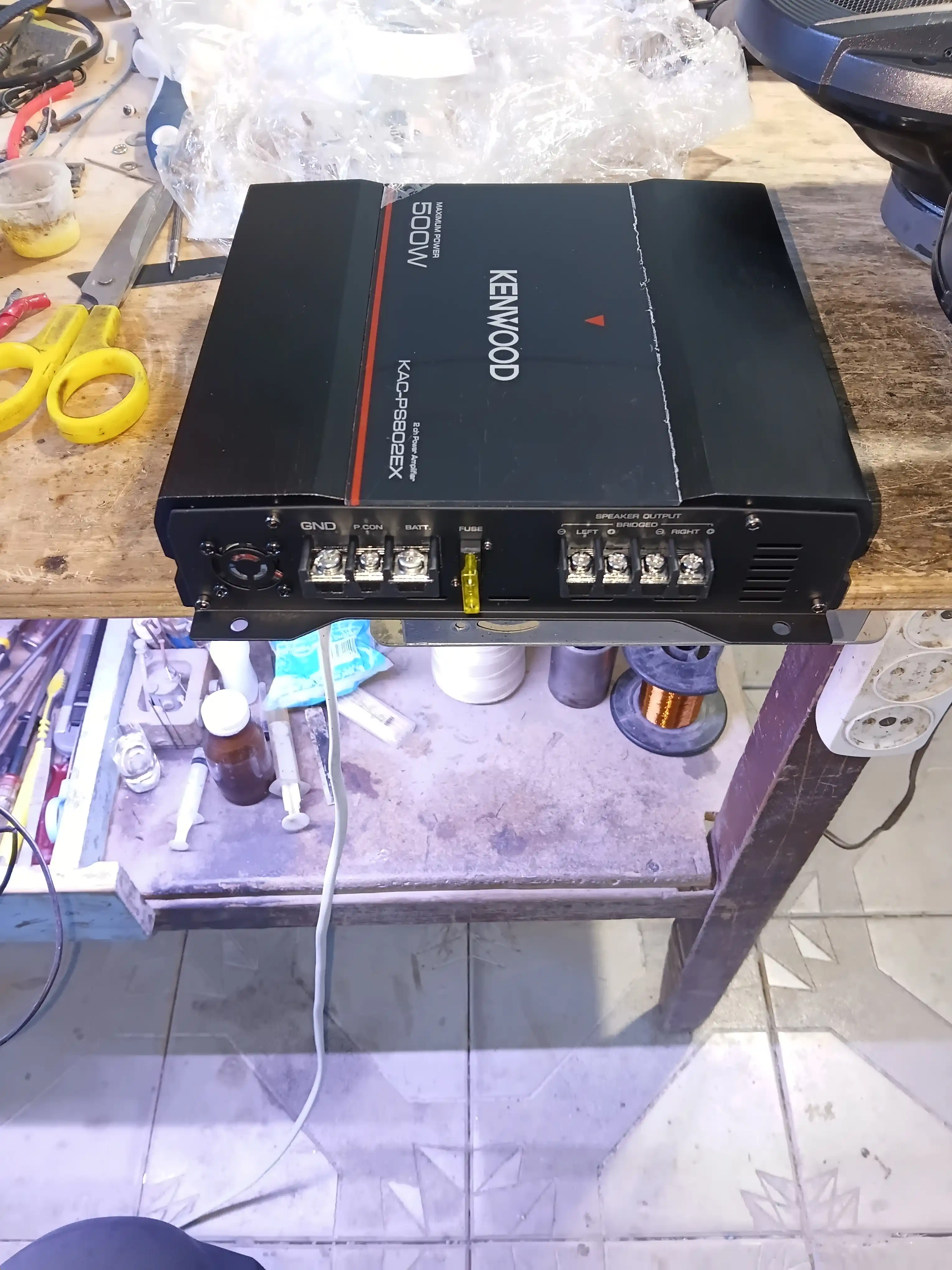 Kuchaytirgich Kenwood Kac-PS802EX 500 W, 2-kanal chiqarishi zor